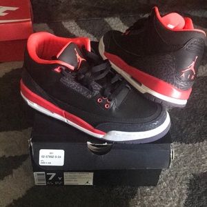 Air Jordan 3 retro Boys 7y